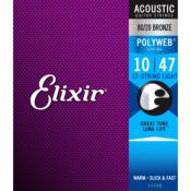 JEU 12 CORDES ELIXIR POLYWEB 80/20 BRONZE 10-47