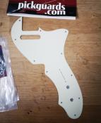 PICKGUARD TELE THINLINE WD MUSIC MINT GREEN 1 PLI