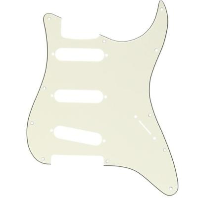 PICKGUARD STRAT SSS PARCHMENT SANS POTENTIOMETRES