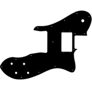 PICKGUARD FENDER TELE CUSTOM NOIR 3 PLIS A PARTIR DE 1999