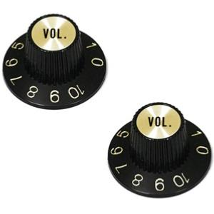 2 BOUTONS CHAPEAU DE SORCIERE NOIR DORE VOLUME