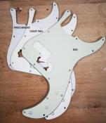 PICKGUARD PRECISION BASS 5 CORDES US MINT GREEN LEGER