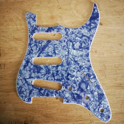 PICKGUARD SSS VINTAGE '62 OCEAN BLUE PEARL  BOSTON