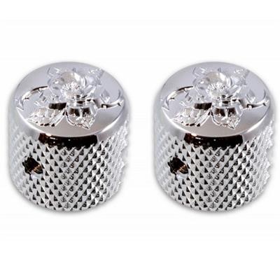 2 BOUTONS DOME GOTOH CHROME LUXUARY ART 19x18.4x6mm