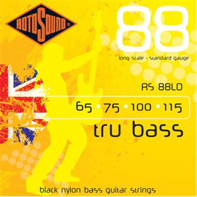 CORDES BASSE ROTOSOUND 4 CORDES BLACK NYLON 65-115 RS88LD