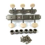 MECANIQUES 3x3 GOTOH TYPE KLUSON SUR PLATEAU NICKEL BOUTONS OLD WHITE RELIC