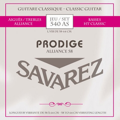 CORDES CLASSIQUE SAVAREZ PRODIGE 58 540AS