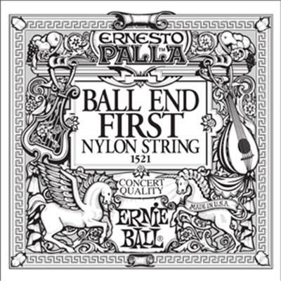 1 CORDE A L'UNITE GUITARE CLASSIQUE ERNIE BALL NYLON BALL END MI AIGU