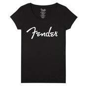 T.SHIRT FEMME FENDER SPAGHETTI NOIR TAILLE L