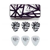 BOITE 6 MEDIATORS DUNLOP VAN HALEN BLACK AND WHITE