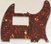 PICKGUARD TELE H HUMBUCKER BROWN TORTOISE 4 PLIS