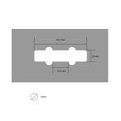 FRATER ROUTING TEMPLATE JASS BASS NECK PICKUP