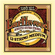 CORDES ACOUSTIQUE 12 CORDES ERNIE BALL 2012 EARTHWOOD MEDIUM