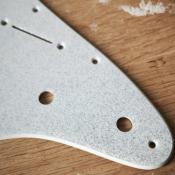 PICKGUARD STRATOCASTER HH CAPOTS ARGENT PAILLETE