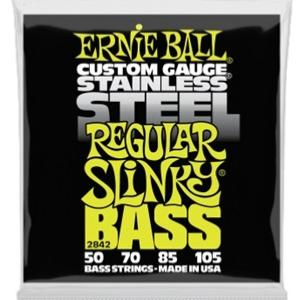 CORDES BASSE 4 CORDES ERNIE BALL REGULAR SLINKY 2842 50-105