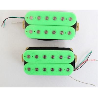 SET MICROS HUMBUCKERS ARTEC CERAMIC VERT 4 FILS