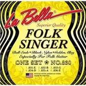 CORDES NYLON POUR GUITARE ACOUSTIQUE LA BELLA FOLK SINGER