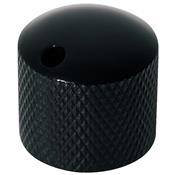 1 BOUTON DOME ROUND NOIR WARWICK 18x17x6mm