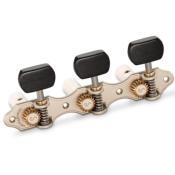 SCHALLER HAUSER GRANDTUNE CLASSIC SATIN PEARL BOUTONS EBENE AXES BLANCS