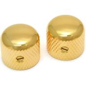 2 BOUTONS GOTOH COURTS DOME DORES 6mm