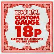 6 CORDES A L'UNITE ERNIE BALL SLINKY GAUGE 18