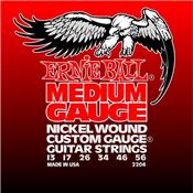 CORDES ELECTRIQUE ERNIE BALL 2204 MEDIUM GAUGE 13-56