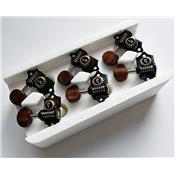 SCHALLER INDIVIDUELLES GRANDTUNE CLASSIC NOIRES BOUTONS SNAKEWOOD AXES BLANCS