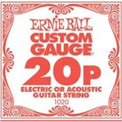 6 CORDES A L'UNITE ERNIE BALL SLINKY GAUGE 20