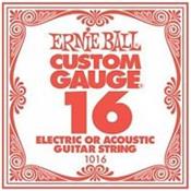 6 CORDES A L'UNITE ERNIE BALL SLINKY GAUGE 16