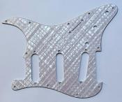 PICKGUARD STRAT SSS VINTAGE '62 PEARL WEBBING BOSTON