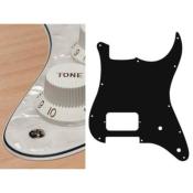 PICKGUARD STRAT H HUMBUCKER PEARL WHITE WEBBING BOSTON