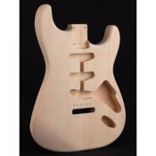 CORPS STRATOCASTER AULNE 2 PARTIES NON VERNIS ALLEMAGNE