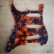 PICKGUARD STRAT SSS VINTAGE '62 MARBLE ORANGE BOSTON