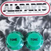 2 BOUTONS STRAT TONE VERT ANGLAIS ALLPARTS