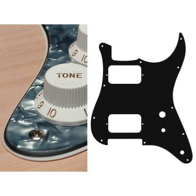 PICKGUARD STRAT HH TOGGLE SWITCH BLACK PEARL