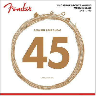 CORDES BASSE ACOUSTIQUE FENDER 7060 45-100 MEDIUM SCALE