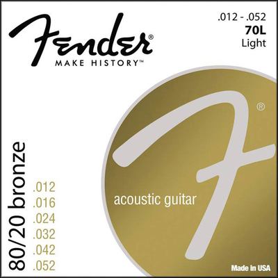 CORDES ACOUSTIQUE FENDER 70L 12-52