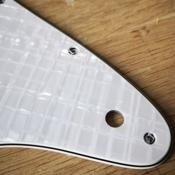 PICKGUARD STRAT HH TOGGLE SWITCH WHITE PEARL WEBBING