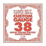 6 CORDES A L'UNITE ERNIE BALL SLINKY GAUGE 38 CORDE FILEE