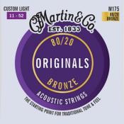 CORDES GUITARE MARTIN M175 ORIGINAL CUSTOM LIGHT 11-52