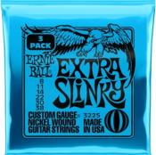 3 JEUX DE CORDES ELECTRIQUE ERNIE BALL 2225 EXTRA SLINKY 8-38