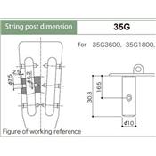 MECANIQUES GOTOH CLASSIQUE 35G1800 BOUTONS NOIRS