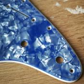 PICKGUARD STRATOCASTER HH CAPOTS PEARL OCEAN BLUE