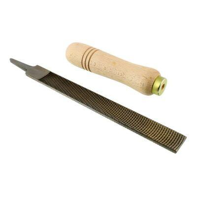 RAPE A BOIS ALLPARTS PLATE GRAIN MEDIUM AVEC MANCHE 20mm