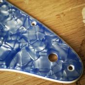 PICKGUARD STRAT HH TOGGLE SWITCH OCEAN PEARL