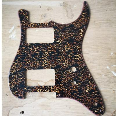 PICKGUARD STRAT HH TOGGLE SWITCH TIGER BROWN PEARL