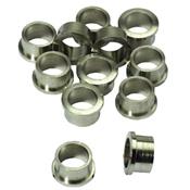 1 OEILLET DE MECANIQUES BASSE A ENFONCER EYELET LISSE BUSHING NICKEL 15x12,5x8,9mm