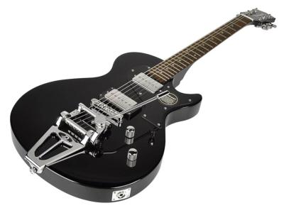 GUITARE ELECTRIQUE RICHWOOD RETRO SPECIAL TREMOLA NOIRE