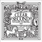 1 CORDE A L'UNITE GUITARE CLASSIQUE ERNIE BALL CLEAR NYLON SI