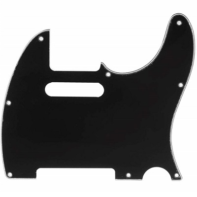 PICKGUARD STANDARD TELE 62 NOIR 3 PLIS